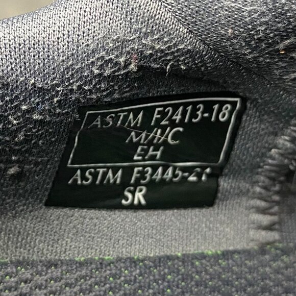 Red Wing Men's Work Shoes 6343 Safety Toe Boa Laces Gray Red Size 9 Boots Shoes - Picture 11 of 13